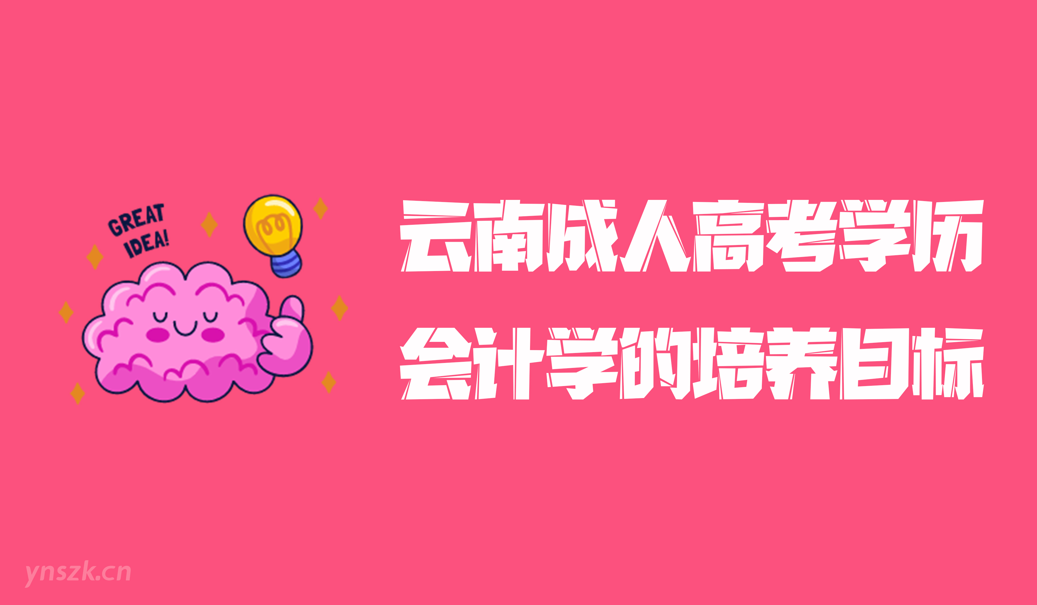 云南成人高考2021年学历提升会计学专业培养目标
