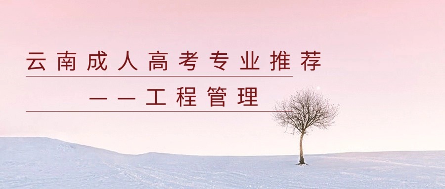 云南成人高考专业推荐——工程管理